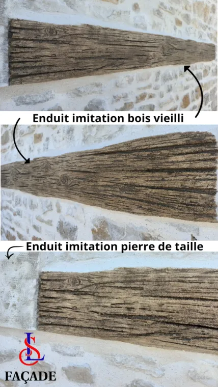 Imitation chêne vieilli